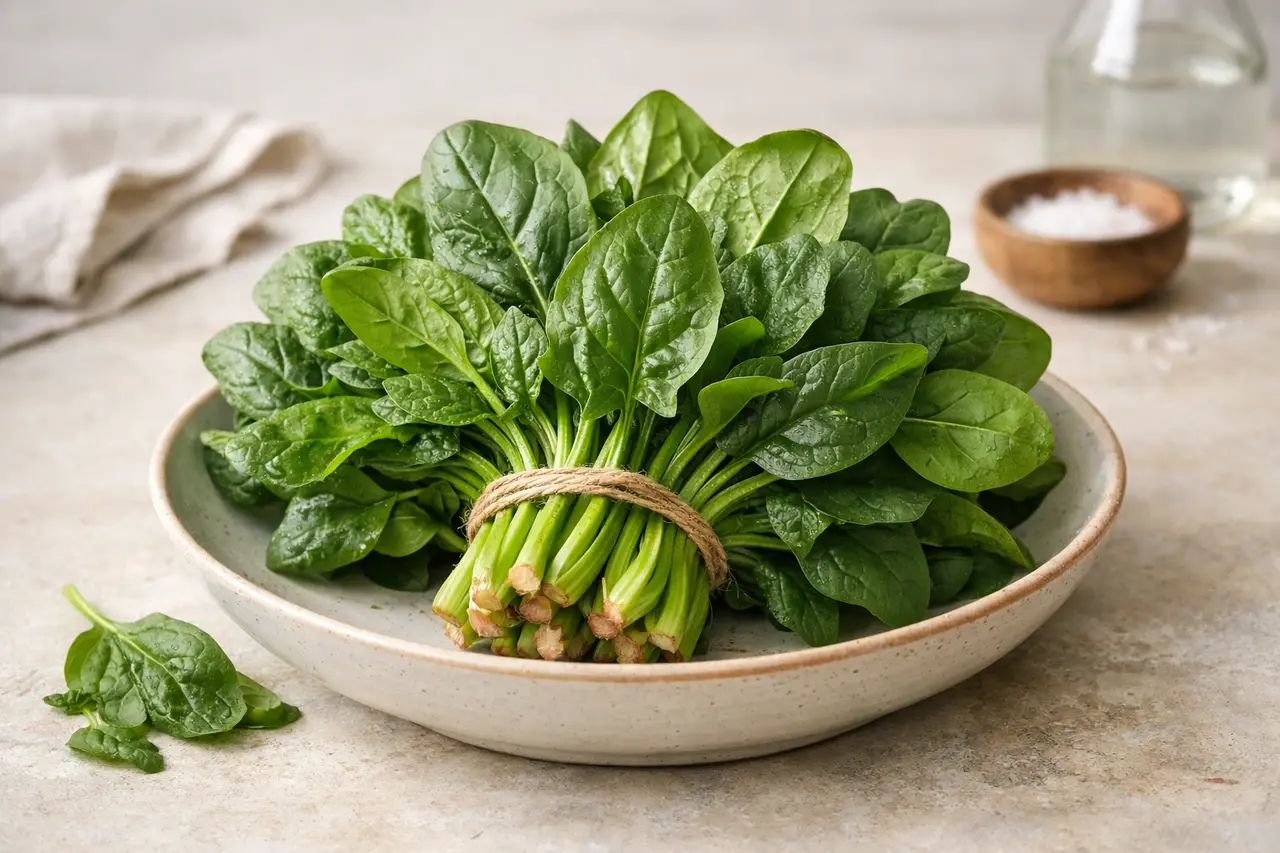 How Much Does a Bunch of Spinach Weigh?
