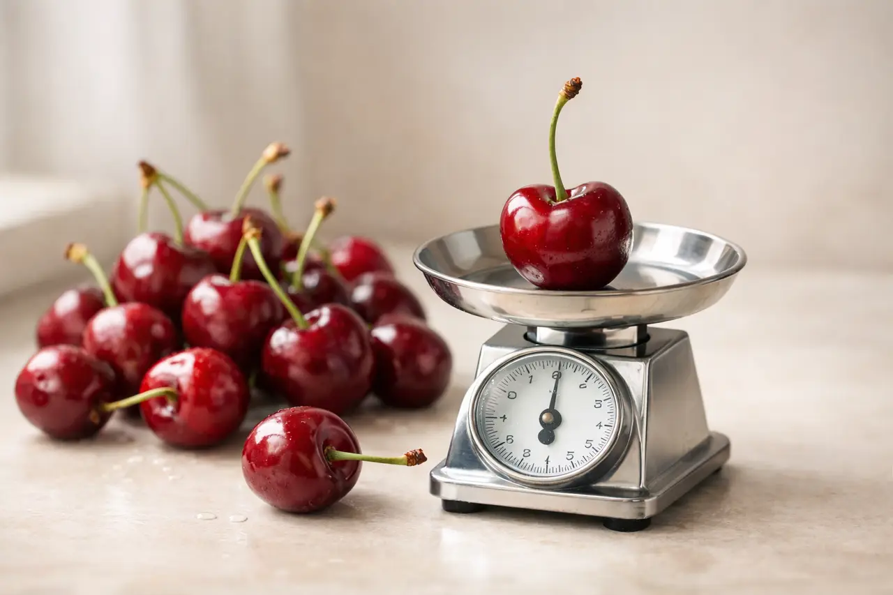 How Much Does a Cherry Weigh?