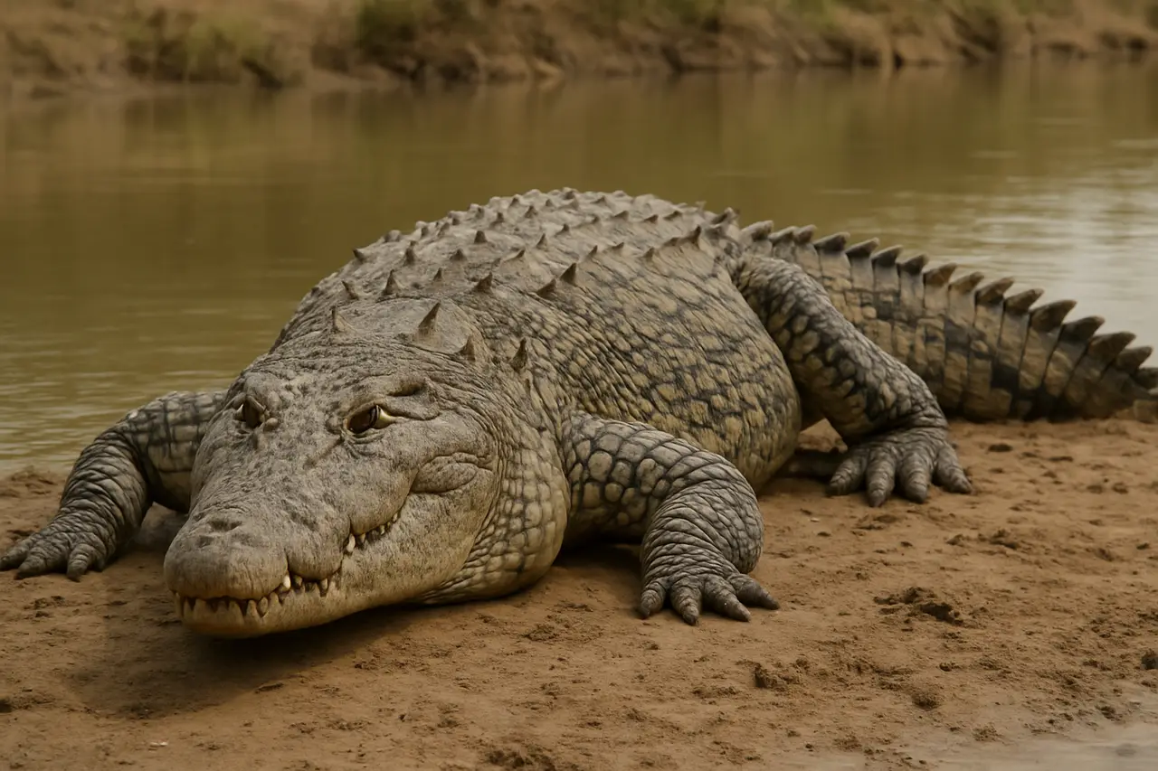 How Much Does a Saltwater Crocodile Weigh?