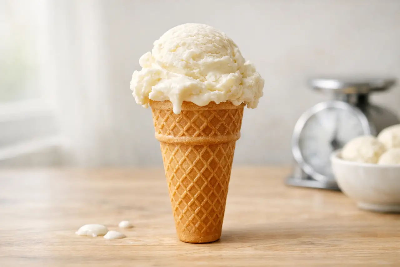 How Much Does an Ice Cream Cone Weigh?