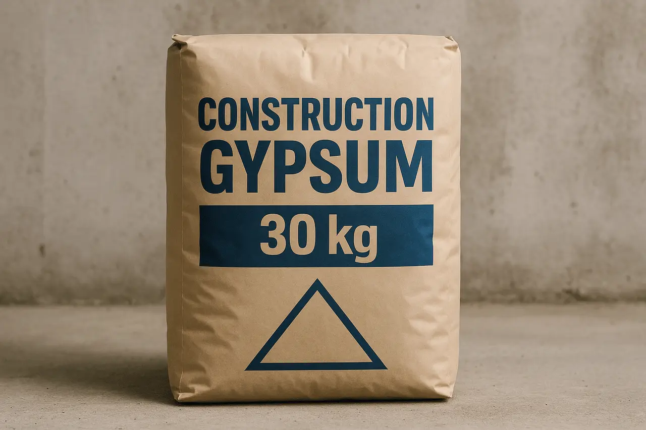 How Much Does a Construction Gypsum Bag 30 kg Weigh?