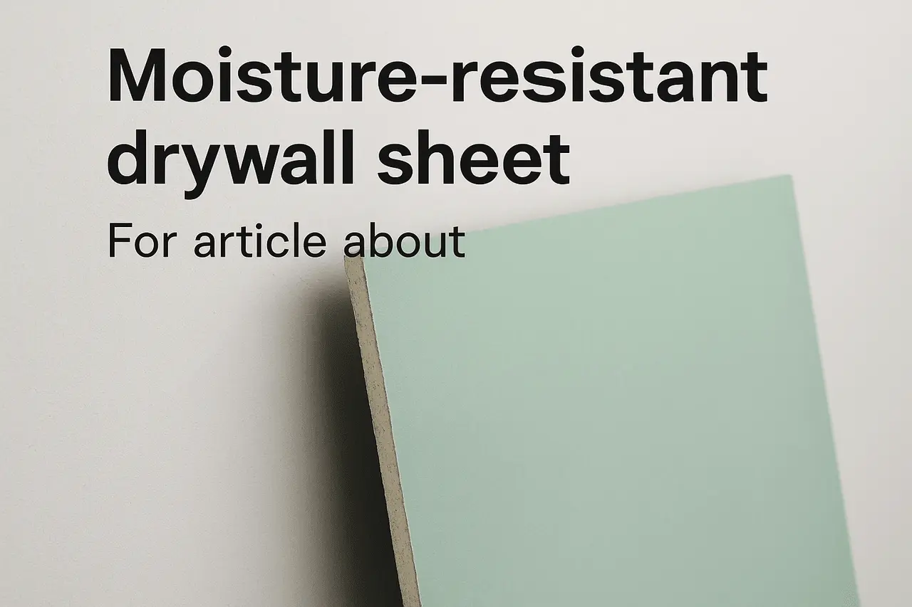 How Much Does a Moisture-Resistant Drywall Sheet Weigh?