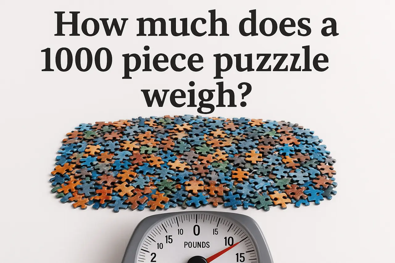 How Much Does a 1000 Piece Puzzle Weigh?