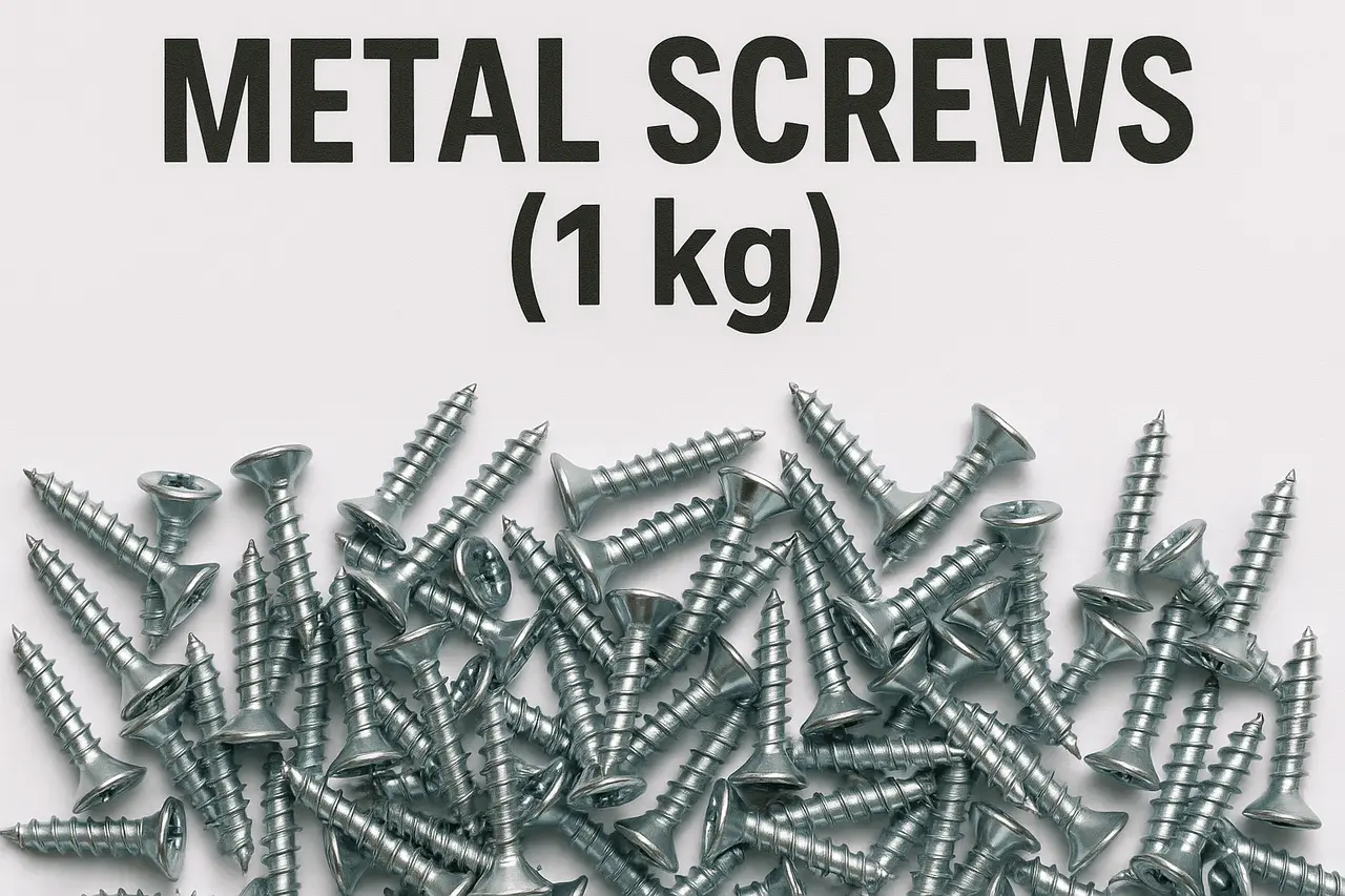 How Much Does a Metal Screw (1 kg) Weigh?