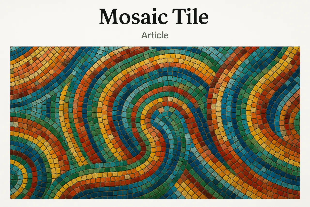How Much Does a Mosaic Tile Weigh?