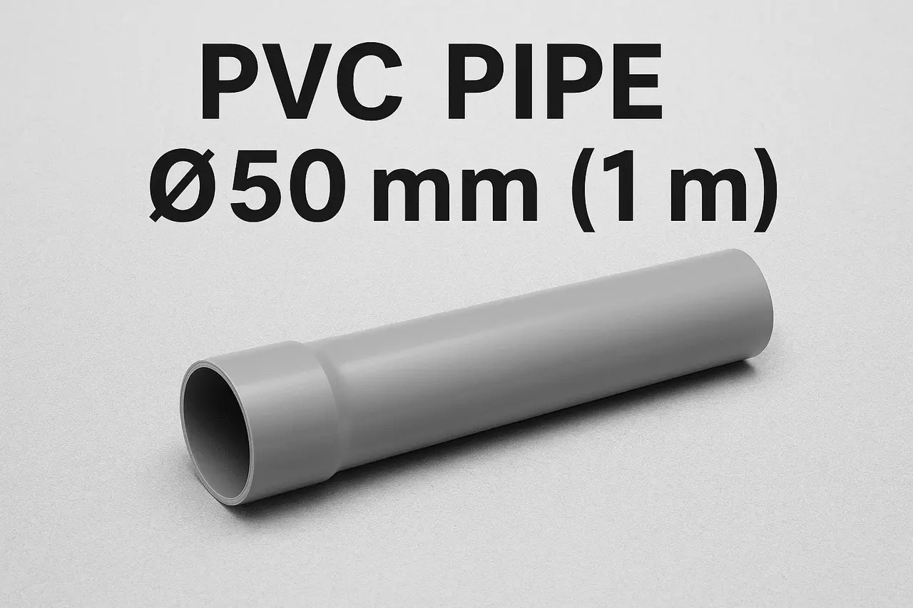 How Much Does a PVC Pipe Ø50 mm (1 m) Weigh?