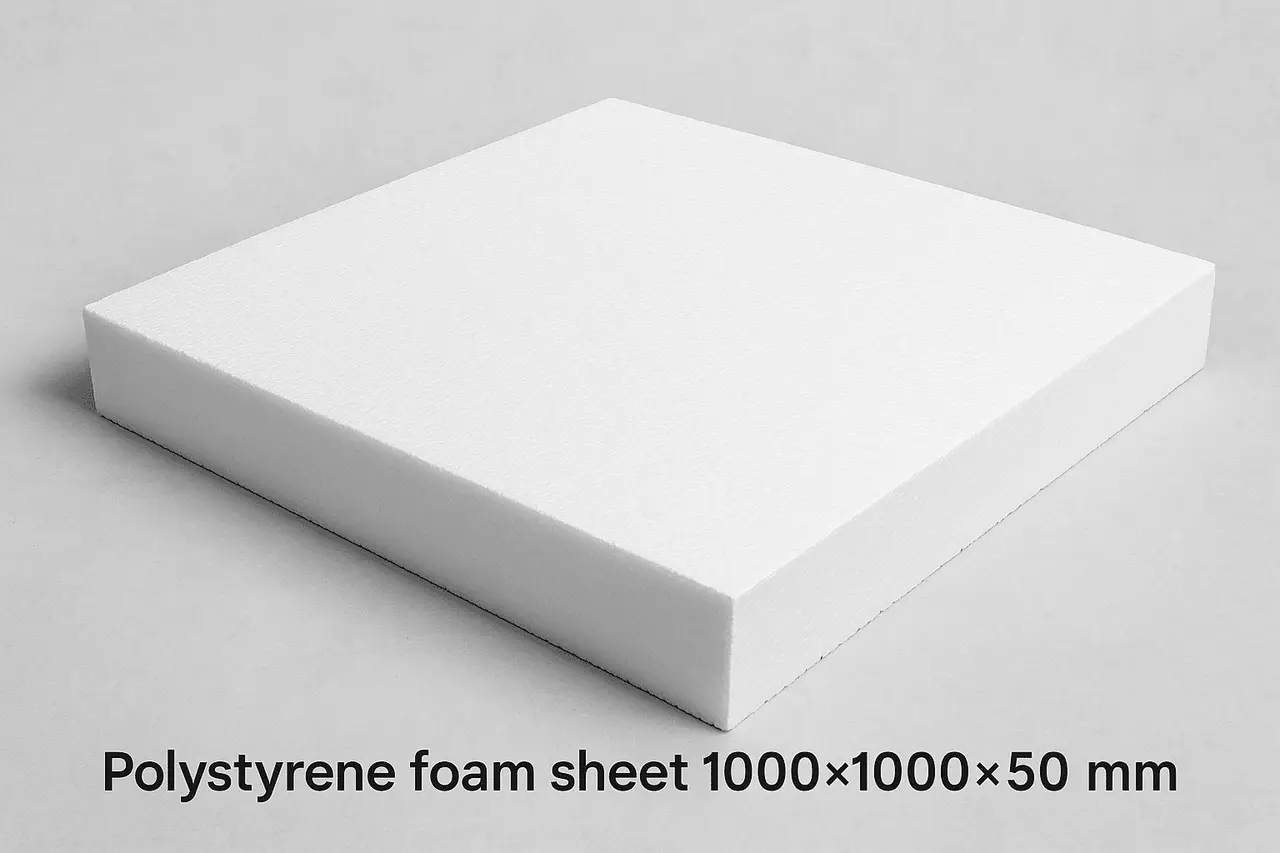 How Much Does a Polystyrene Foam Sheet 1000×1000×50 mm Weigh?