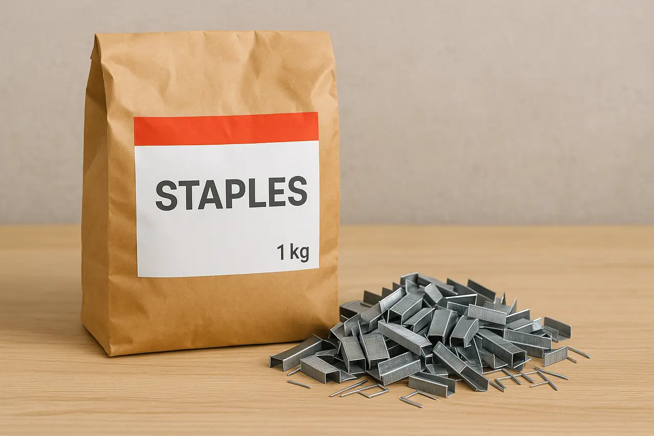 How Much Does a Staples (1 kg) Weigh?